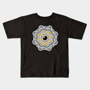 Mandala Black Hole Kids T-Shirt